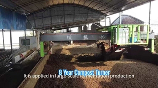 Przerzucarka kompostu typu wirnikowego