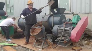 Mieszanie nawozu w postaci granulatu zębowego